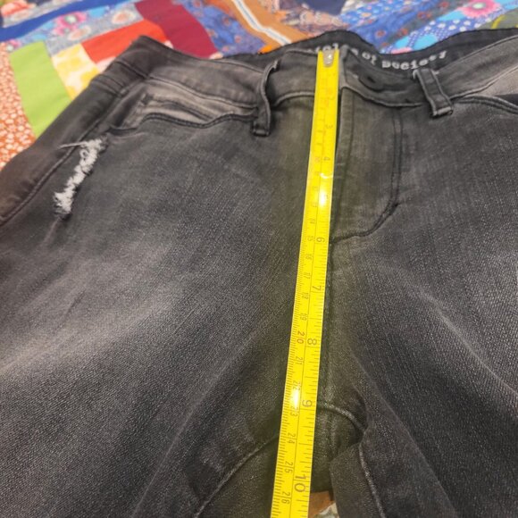 Articles of Society Distressed Black Jeans Sarah Skinny Jeans Size 28 - Picture 13 of 13